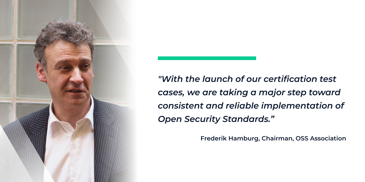 Frederik Hamburg, Chairman, OSS Association about OSS-SO certification